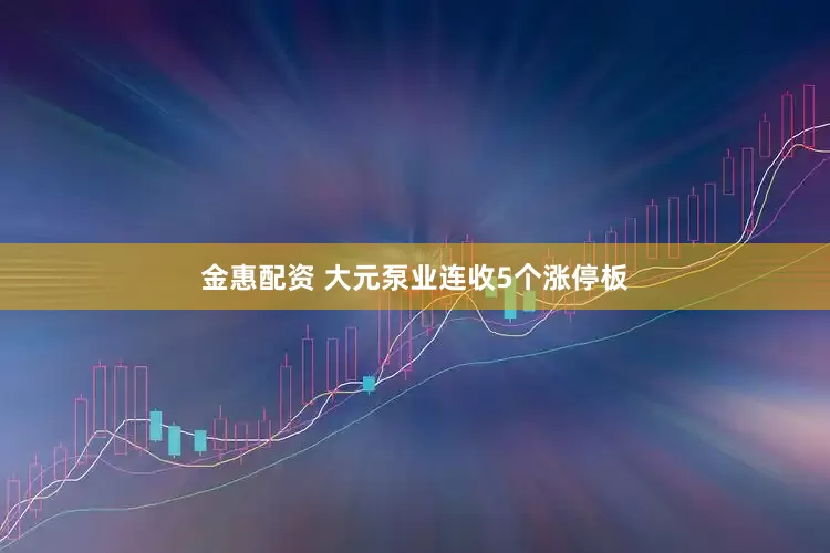 金惠配资 大元泵业连收5个涨停板