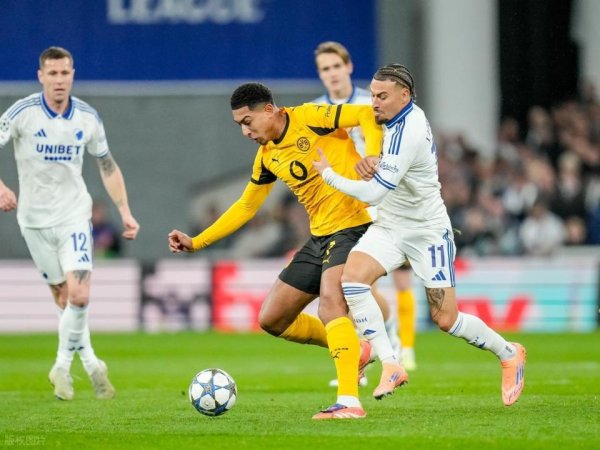 七界策略 欧冠: 4-2, 多特蒙德大胜丹超劲旅, 皇马球星贝林厄姆的弟弟2妙传